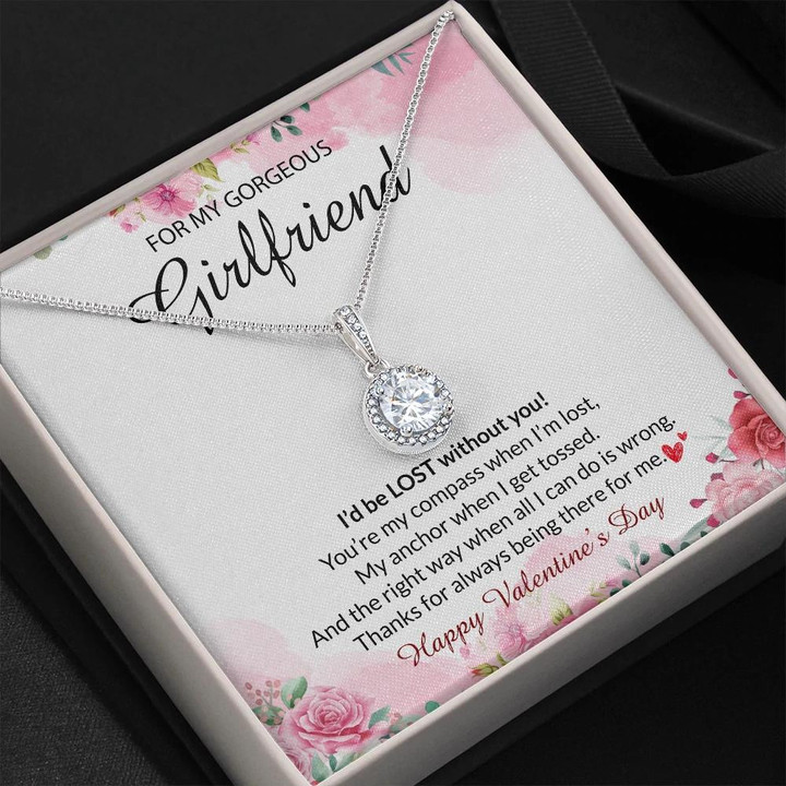 Gorgeous Gift For Girlfriend I'd Be Lost Without You Eternal Hope Necklace