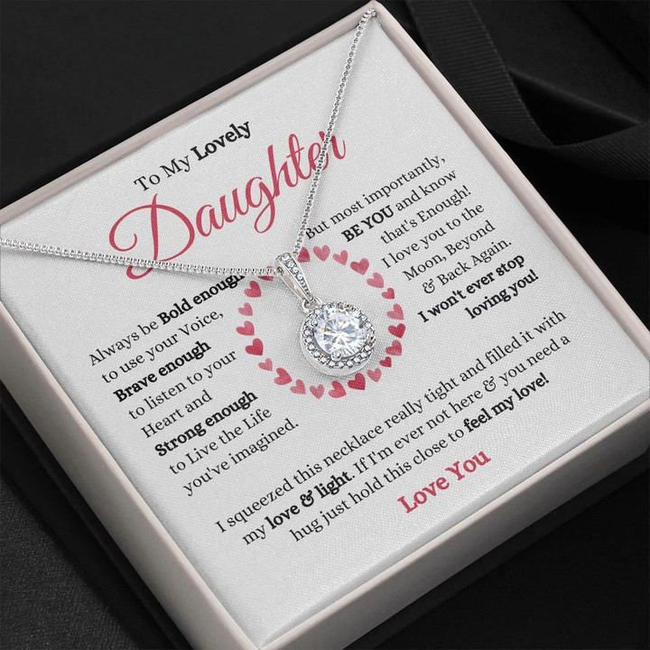 Gift For Daughter I Won't Ever Stop Loving You Eternal Hope Necklace
