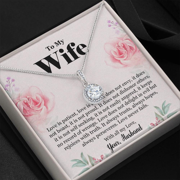 Great Gift For Wife It Always Trusts Always Hopes Eternal Hope Necklace