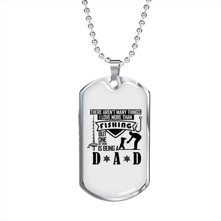 Best Gift For Dad Dog Tag Pendant Necklace Many Things I Love