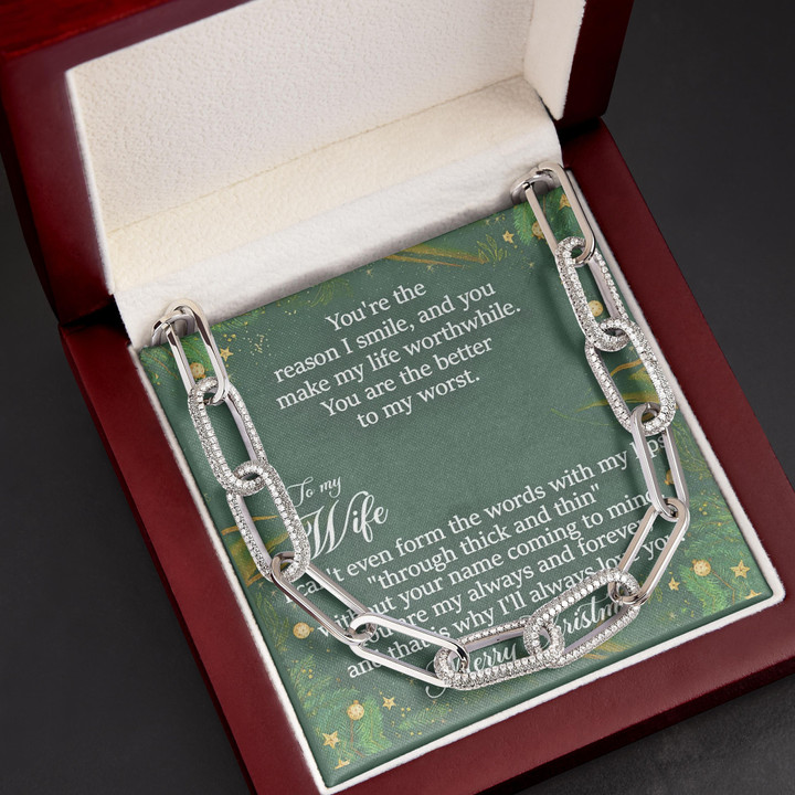 You're The Better To My Worst Gift For Wife Forever Linked Necklace