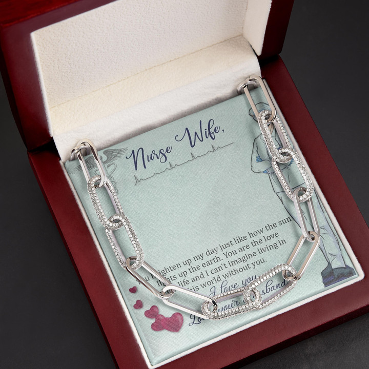 You Are The Love Of My Life Gift For Wife Nurse Wife Forever Linked Necklace