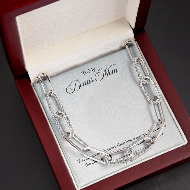 You Are So Much More Than Just A Parent Gift For Mom Bonus Mom Forever Linked Necklace