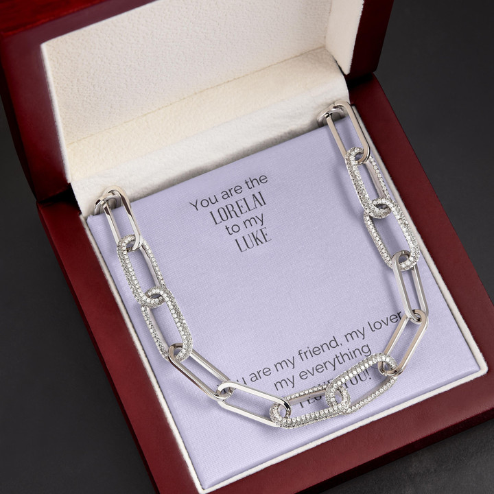 You Are My Lover Gift For Girlfriend Forever Linked Necklace