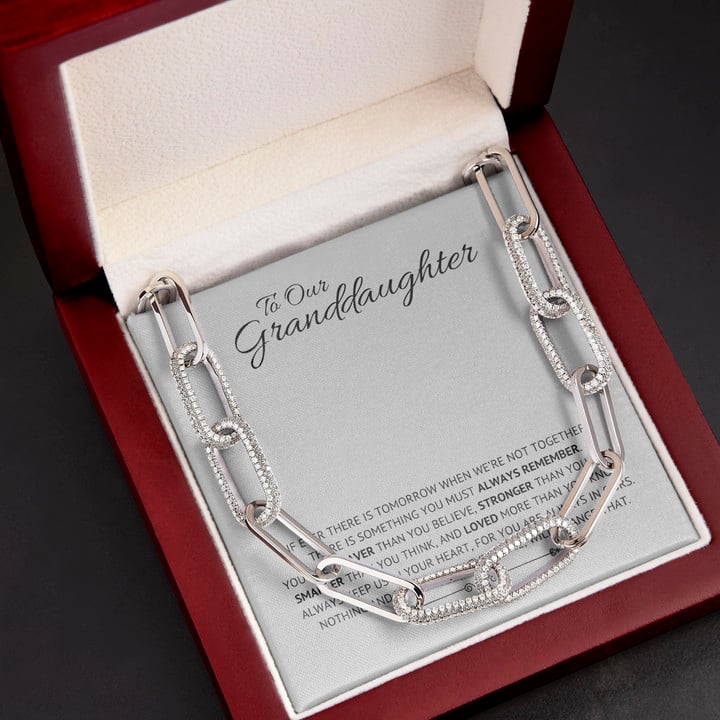 You Are Always In Ours Gift For Granddaughter Forever Linked Necklace