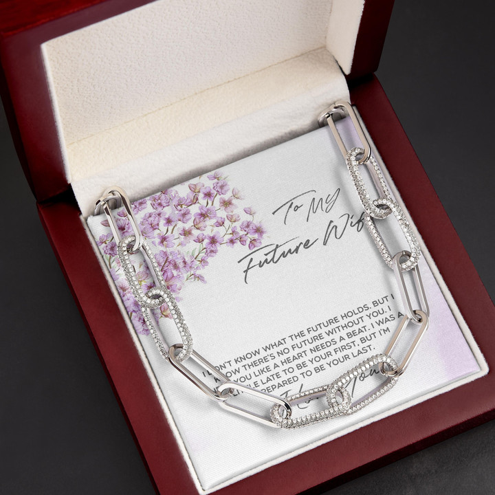 No Future Without You Gift For Wife Future Wife Forever Linked Necklace