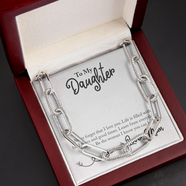 Learning From Everything You Can Gift For Daughter Forever Linked Necklace