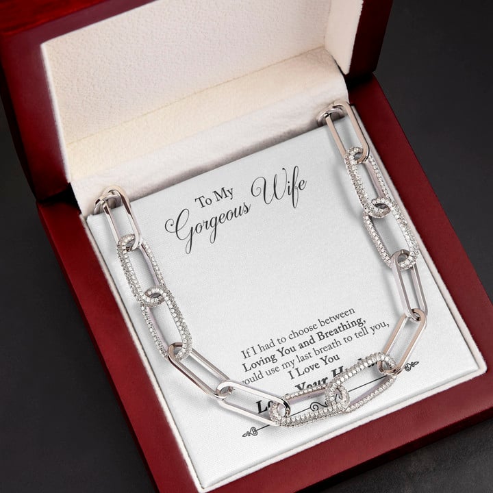 If I Had To Choose Gift For Wife Forever Linked Necklace