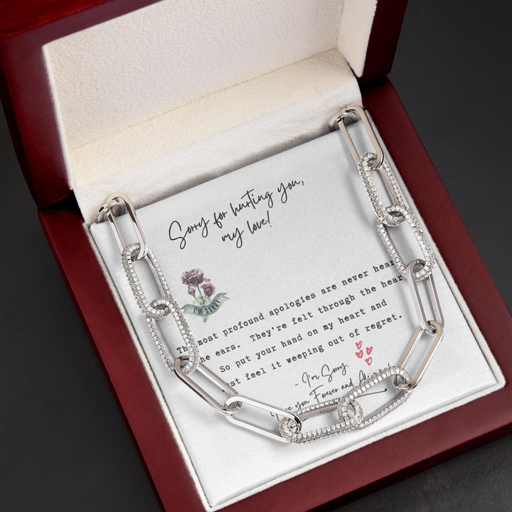 I Love You Forever And Always Gift For Wife Forever Linked Necklace