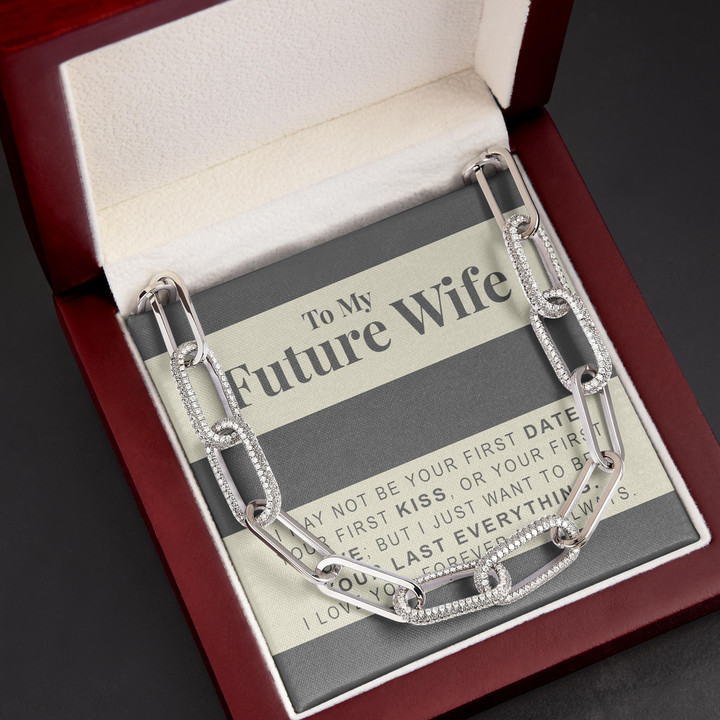 I Love You Always Gift For Wife For Future Wife Forever Linked Necklace