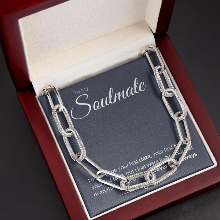 I Just Went To Be Your Last Everything Gift For Her My Soulmate Forever Linked Necklace
