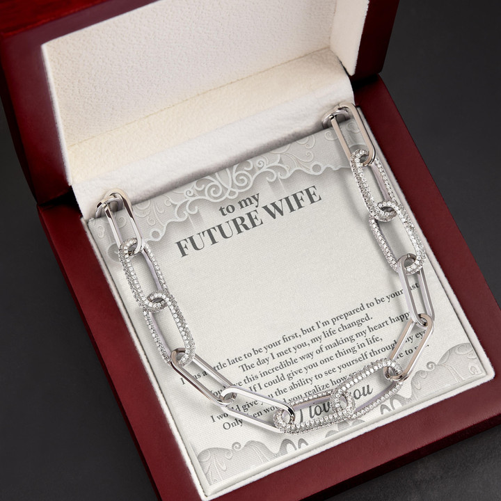 How Special You Are Gift For Wife Future Wife Forever Linked Necklace