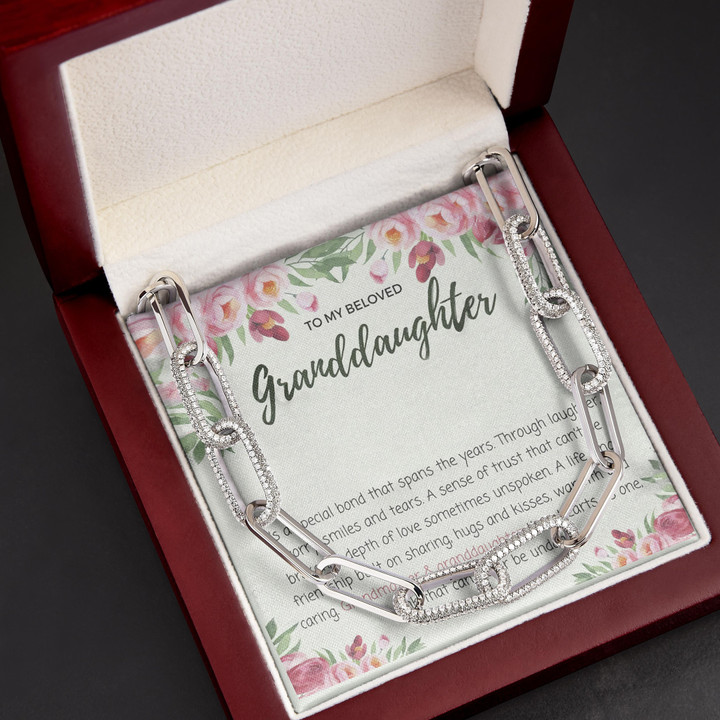 Grandma And Granddaughter A Life Long Friendship Gift For Granddaughter Forever Linked Necklace