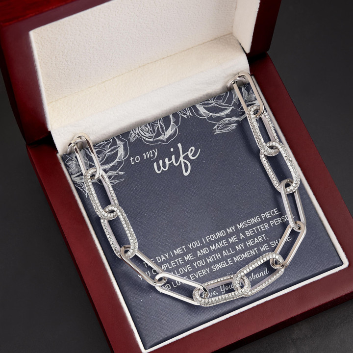 Gift For Wife Every Single Moment We Share Forever Linked Necklace
