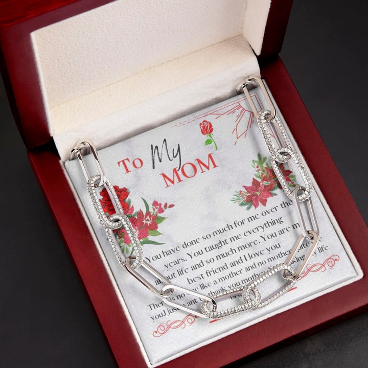 Gift For Mom You're My Best Friend Forever Linked Necklace