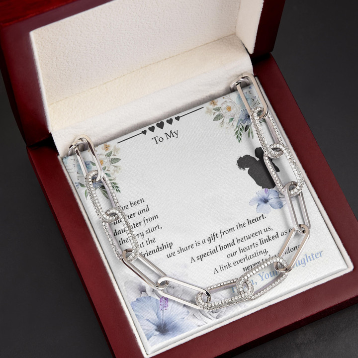 Gift For Mom We've Been Mother And Daughter From The Very Start Forever Linked Necklace