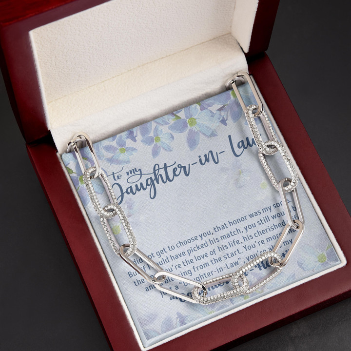 Daughter In Love Gift For Daughter In Law Forever Linked Necklace