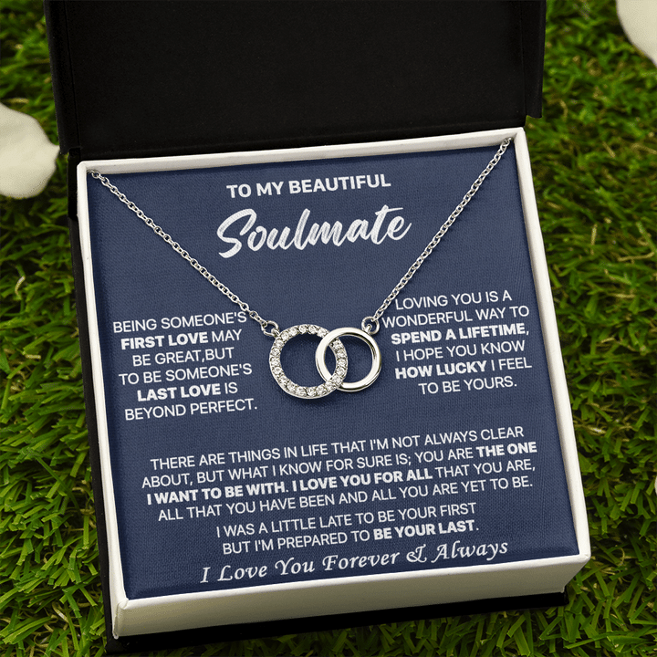 Being Someone's First Love May Be Great Gift For Her My Soulmate Perfect Pair Necklace