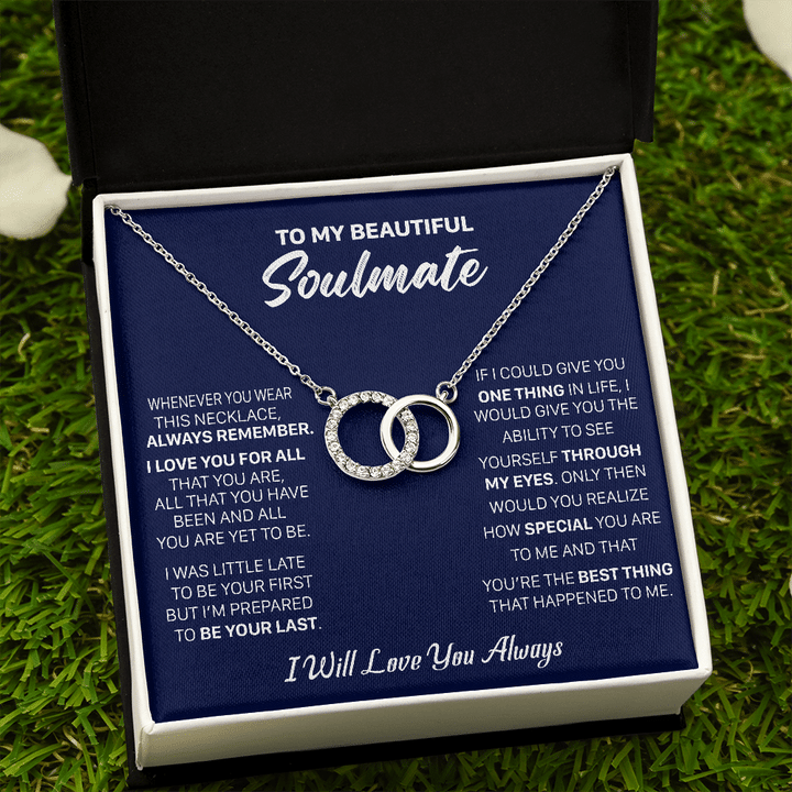 You Are The Best Thing That Happened To Me Gift For Her My Soulmate Perfect Pair Necklace