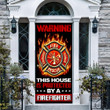 Protected By A Fire Fighter Door Wallpaper