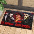 i Smell Children Horror Doormat