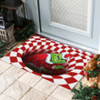 Red Grinch Illusion Doormat - Doormat