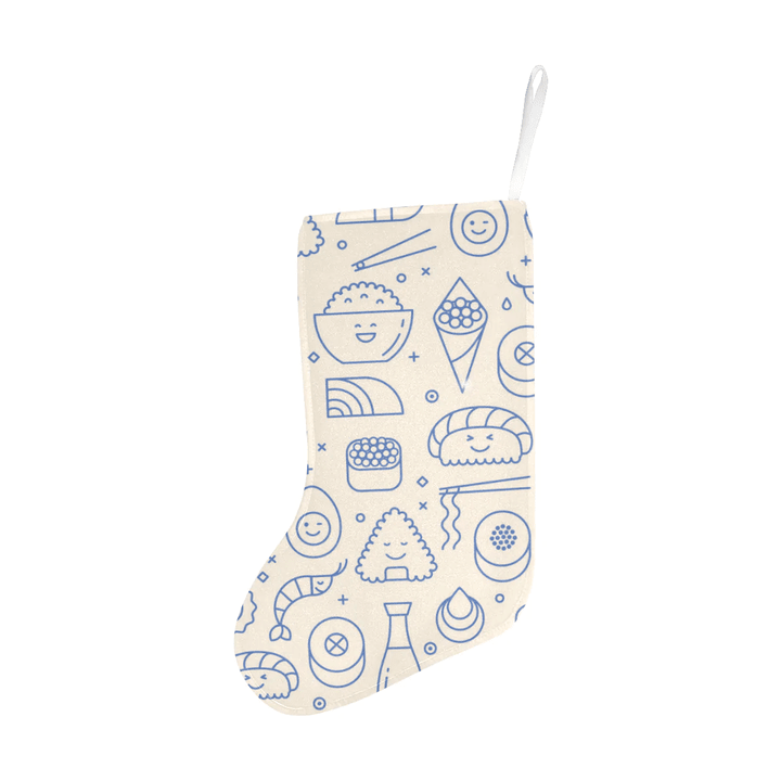 Cute sushi icon pattern Christmas Stocking Hanging Ornament