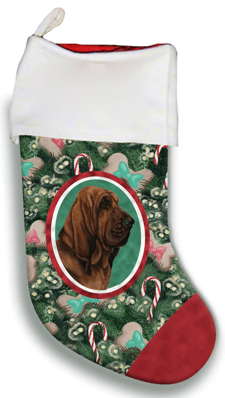Bloodhound - Best of Breed Christmas Stocking Hanging Ornament