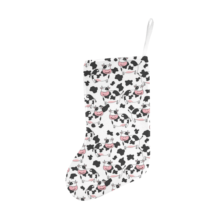 Cute Cow Pattern Christmas Stocking Hanging Ornament