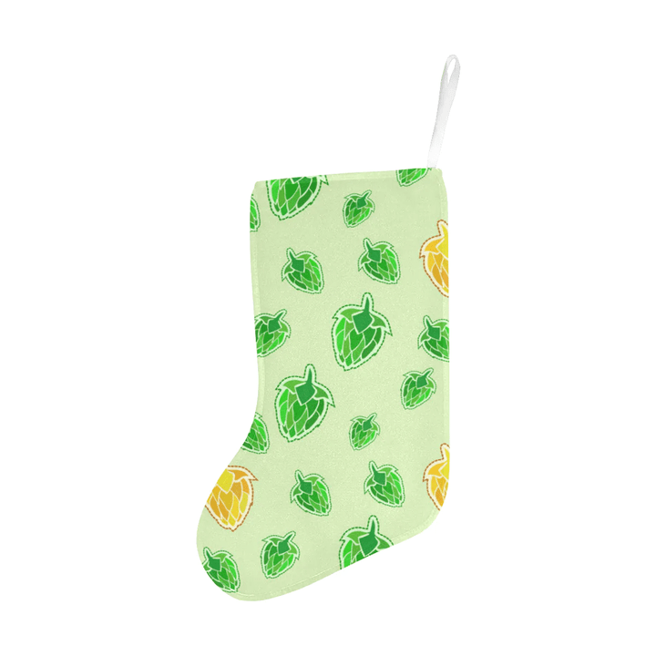 Hop Graphic Decorative Pattern Christmas Stocking Hanging Ornament