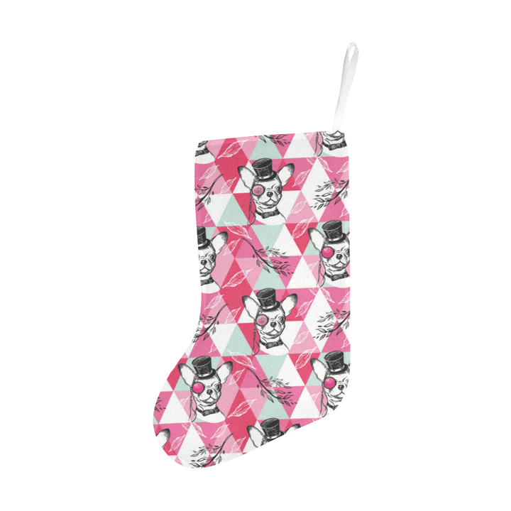 Cool Chihuahua Pink Pattern Christmas Stocking Hanging Ornament