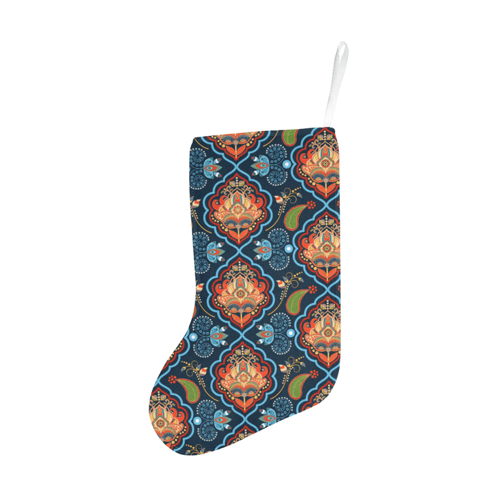 Indian Traditional Pattern Christmas Stocking Hanging Ornament