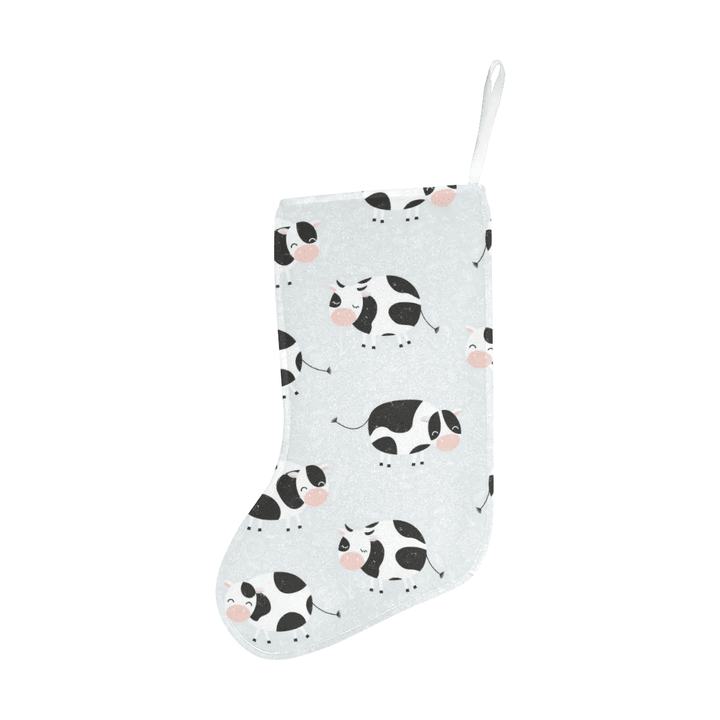 Cute cows pattern Christmas Stocking Hanging Ornament