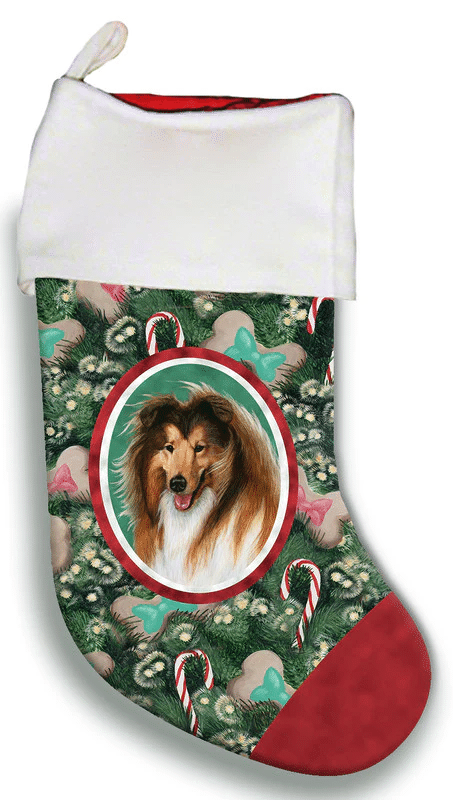 Collie - Best of Breed Christmas Stocking Hanging Ornament