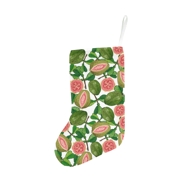 Guava Leaves Pattern Christmas Stocking Hanging Ornament