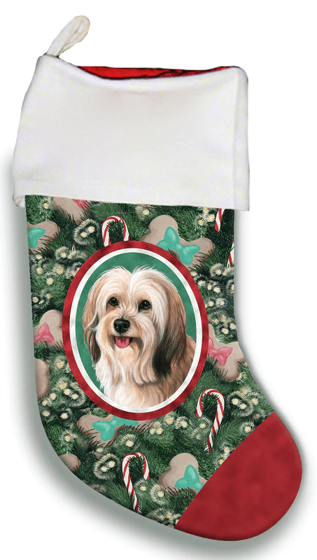 Tibetan Terrier Cream- Best of Breed Christmas Stocking Hanging Ornament