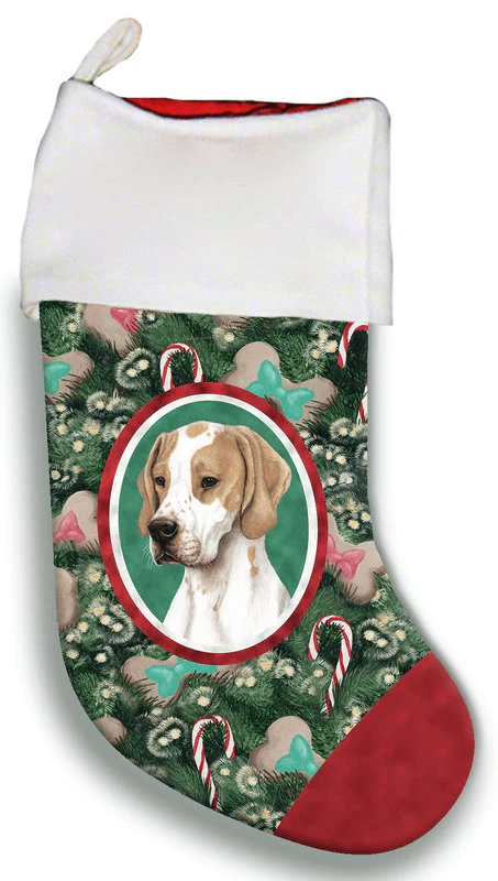 English Pointer Lemon and White - Best of Breed Christmas Stocking Hanging Ornament