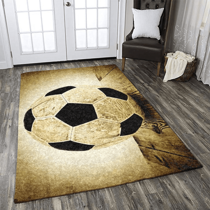 Soccerball Area Rug Room Carpet Custom Area Floor Home Decor