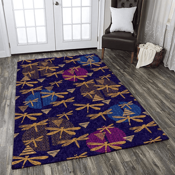 Dragonfly Rug Room Carpet Sport Custom Area Floor Home Decor