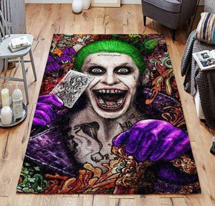 Joker Movie Rug Room Carpet Sport Custom Area Floor Home Decor