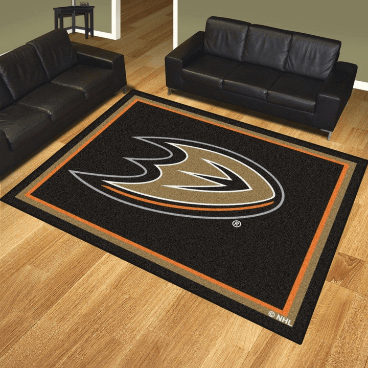 Anaheim Ducks Nhl Hockey Rug Room Carpet Sport Custom Area Floor Home Decor