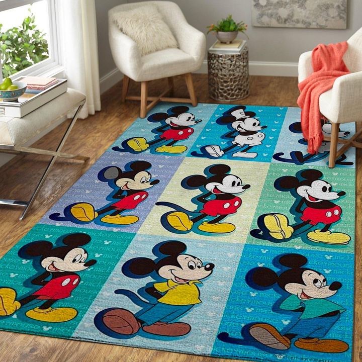 Mickey Mouse Rug Room Carpet Disney Custom Area Floor Home Decor