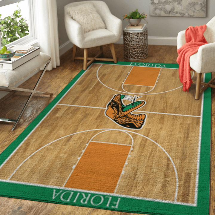 Florida Rattlers Ncaa Basketball Rug Room Carpet Sport Custom Area Floor Home Decor