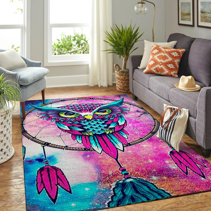 Owl Dreamcatcher Rug Room Carpet Sport Custom Area Floor Home Decor