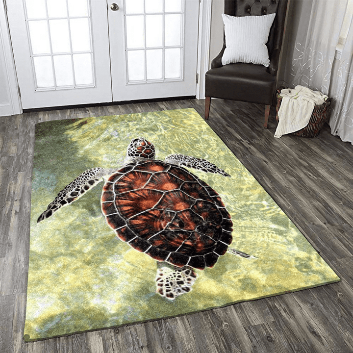 Turtle Area Rug Room Carpet Custom Area Floor Home Decor