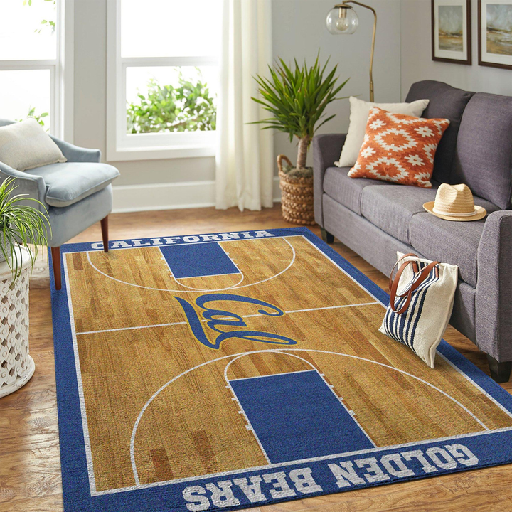 California Golden Bears Ncaa Basketball Rug Room Carpet Sport Custom Area Floor Home Decor