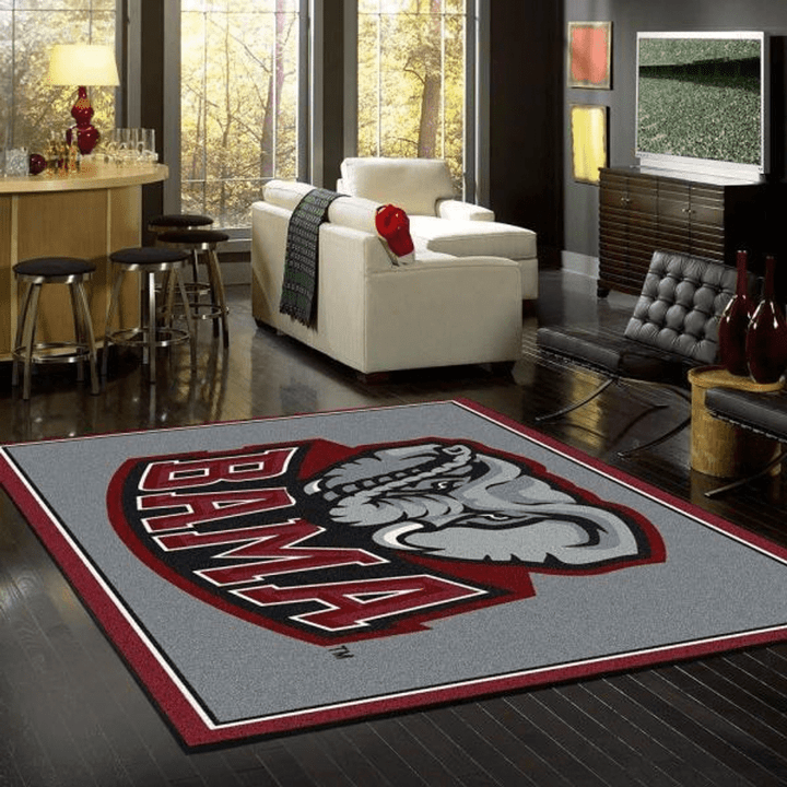 Alabama Crimson Tide Ncaa Football Rug Room Carpet Sport Custom Area Floor Home Decor