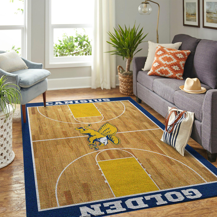 Canisius Golden Griffins Ncaa Basketball Rug Room Carpet Sport Custom Area Floor Home Decor