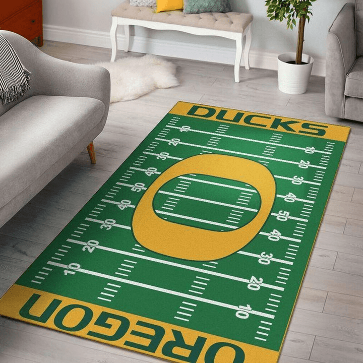 Oregon Ducks Football Rug Room Carpet Sport Custom Area Floor Home Decor