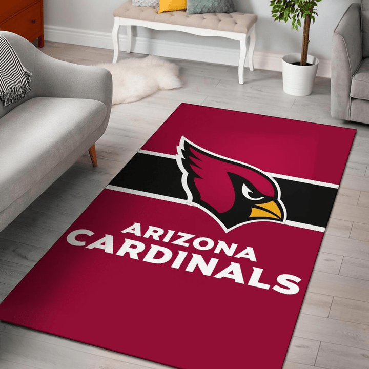 Arizona Cardinals Area Rug Room Carpet Custom Area Floor Home Decor